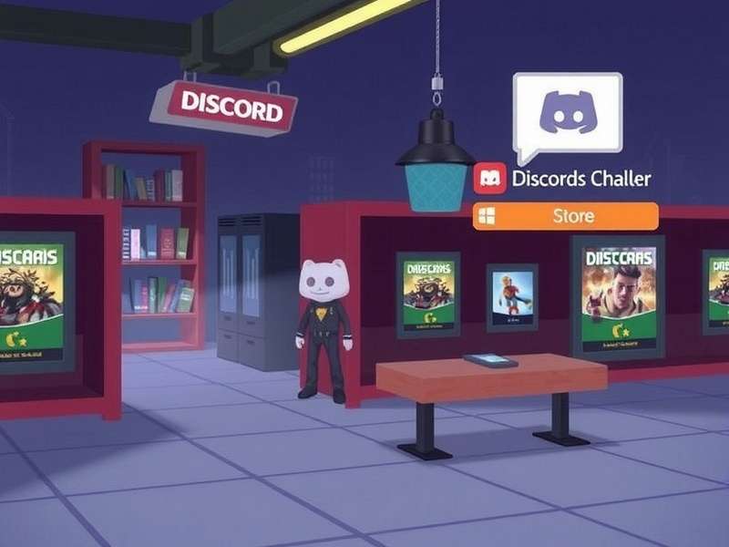 Discord Store interface showing featured games and community highlights