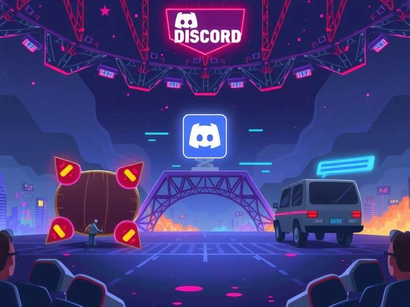 A vibrant, personalised Discord interface showing custom themes, bots, and active channels