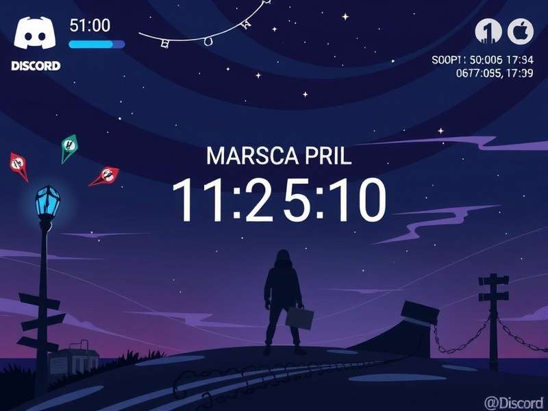 Visual guide showing Discord timestamp syntax and examples on multiple devices