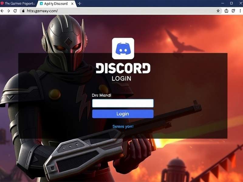 Discord Login Web interface on a modern laptop and mobile phone