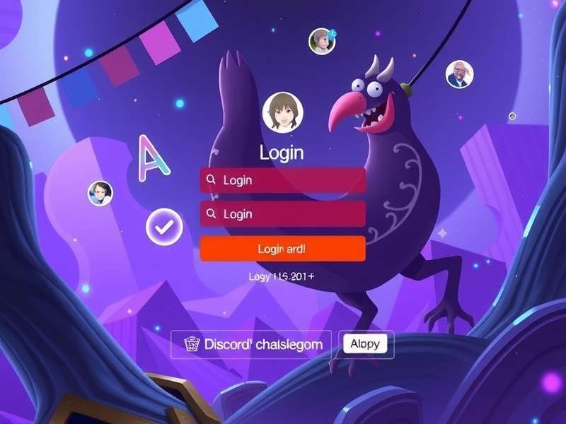 Diagram showing the step-by-step flow of Discord QR code login authentication